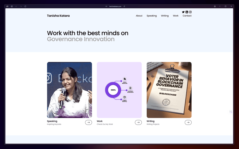 Tanisha Web3 Consultant